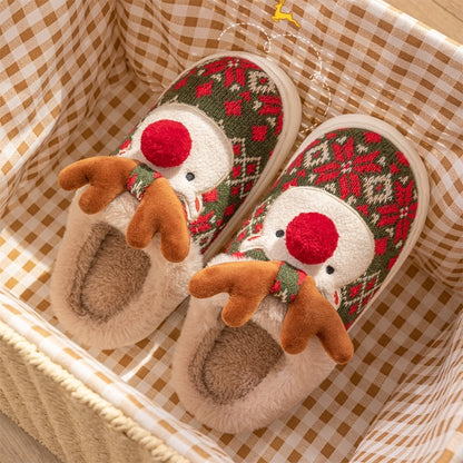 Cozy Elk Slippers