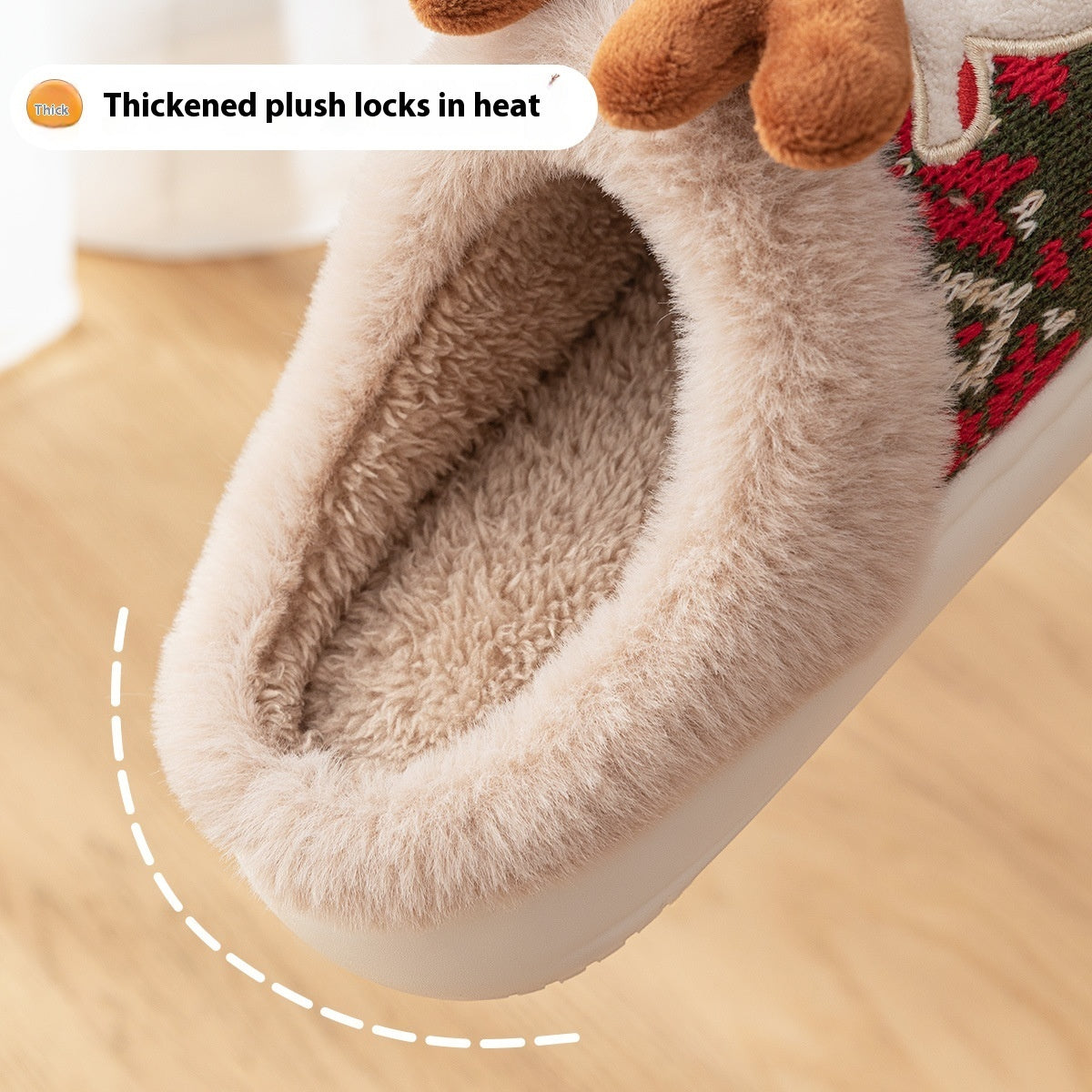 Cozy Elk Slippers